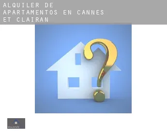 Alquiler de apartamentos en  Cannes-et-Clairan