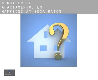 Alquiler de apartamentos en  Hamptons at Boca Raton