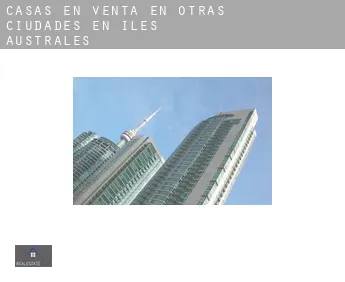 Casas en venta en  Otras ciudades en Îles Australes