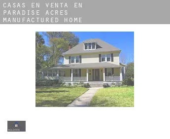 Casas en venta en  Paradise Acres Manufactured Home Community