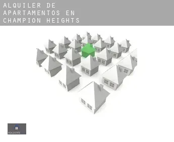 Alquiler de apartamentos en  Champion Heights