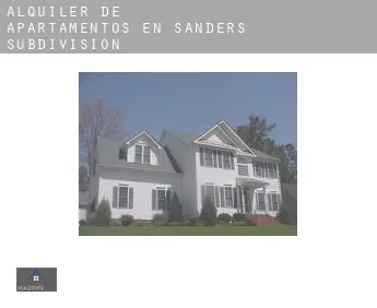 Alquiler de apartamentos en  Sanders Subdivision
