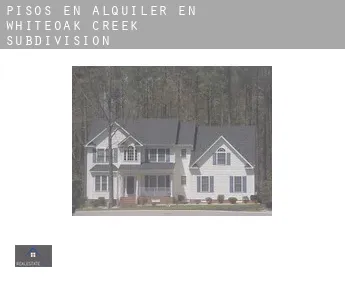 Pisos en alquiler en  Whiteoak Creek Subdivision