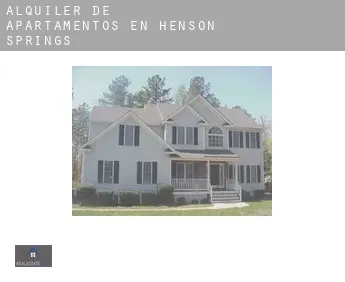 Alquiler de apartamentos en  Henson Springs