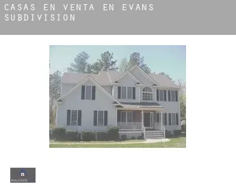 Casas en venta en  Evans Subdivision