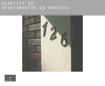 Alquiler de apartamentos en  Bordeau