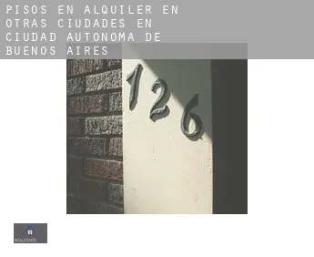 Pisos en alquiler en  Otras ciudades en Ciudad Autónoma de Buenos Aires