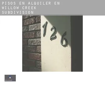 Pisos en alquiler en  Willow Creek Subdivision